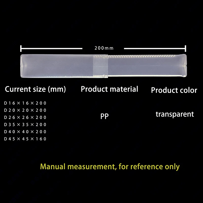 New 4size Drill Bit Packaging Box Milling Cutter Box Square Packaging Box Parts Storage Box Telescopic Box For Milling Cutters