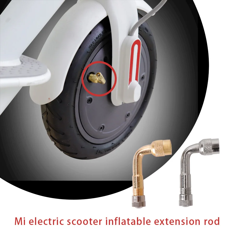 Estensione estendere la valvola dell\'aria per Xiaomi M365 Pro pro2 per Ninebot Max G30 Scooter elettrico Motore Ruota anteriore Ugello aria