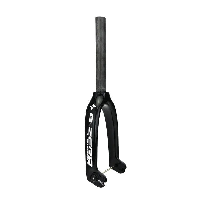 Gipsy G-ZERO Carbon Fiber Front Fork 12'' Aluminium Alloy Adapters Kid's Bike Mini Bicycle Front Fork