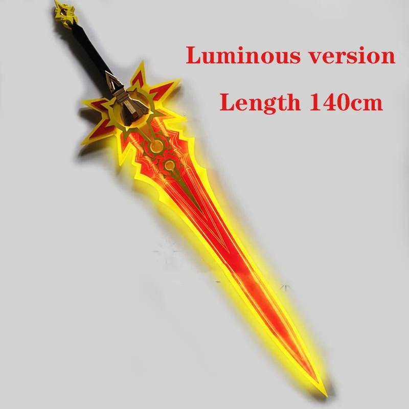 

Mavuika Cosplay Luminous Weapon Props Game Genshin Impact Halloween Party Carnival Outfits Accessories High-quality Props