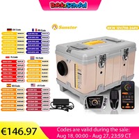 Sunster 2025 New Compact Portable Toolbox 8KW 12V&110-240V Diesel Parking Air Heater w/Bluetooth&low noise night For RV Camper