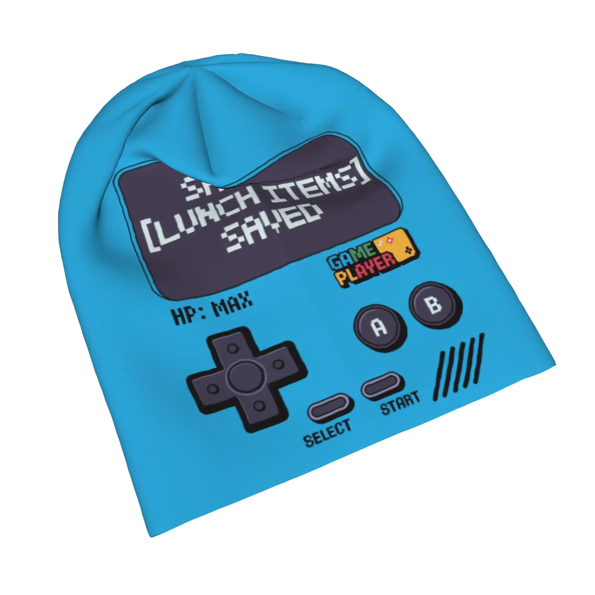 Retro Arcade Game Pad Beanie Cap for Men Women Streetwear Gift for Vintage Gamer Beanies Hat for Hiking