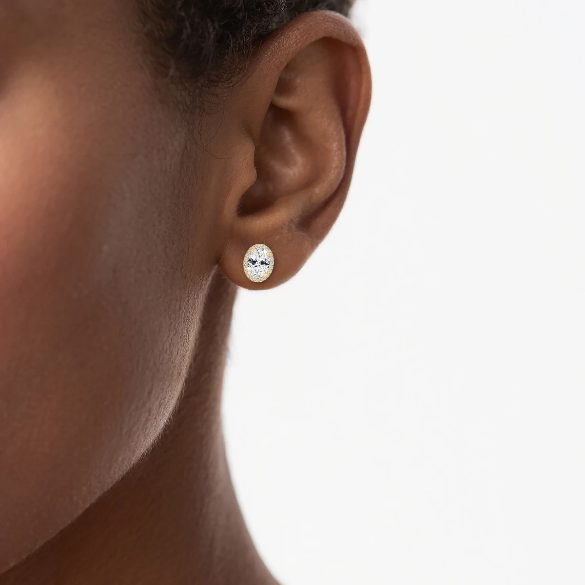 

Original 14k Gold Stud Earrings for Women Moissanite Diamond Jewelry New Studs Certified Moissanita Au585 Wedding Unisex Jewelry