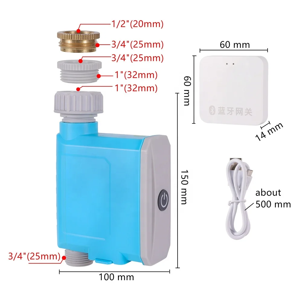 2025년형 와이파이 관개 컨트롤러 스마트폰 정원 관개 타이머 자동 디지털 물 타이머
