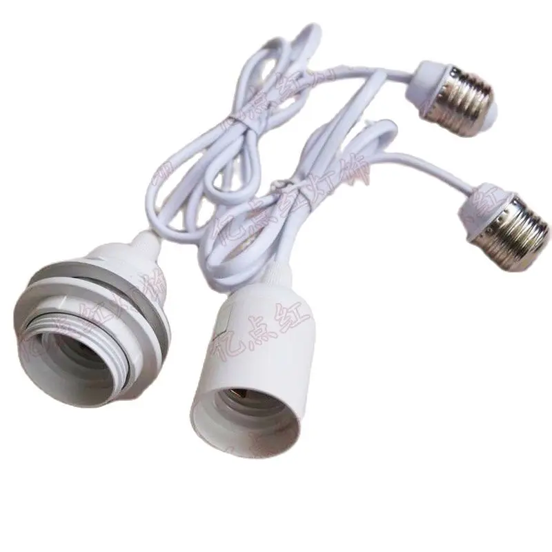 E27 Extension Adapter Cord E27 Extender Lamp Holder Lampshade Hanging Wire Connecting Adapters E26 Screw Light Socket Converters