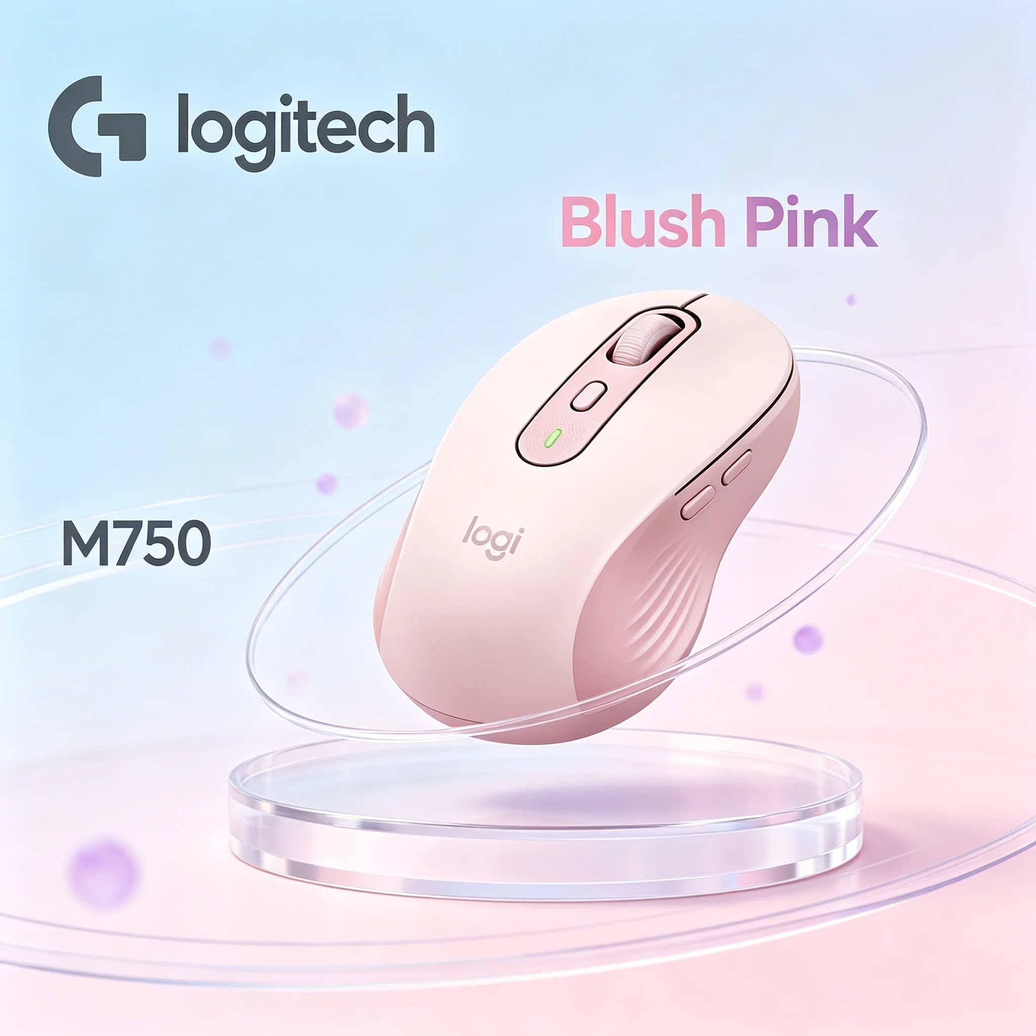 Logitech M750 Quiet Office Mouse Noise Reduction Silent Clicks Ideal For Classroom Library Office