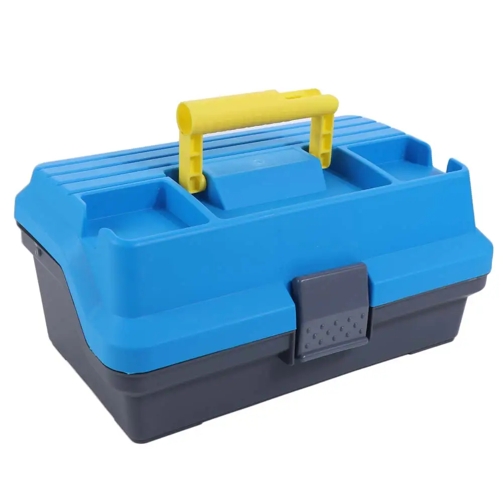 3 Layers Fishing Tackle Box With Handle Multifunctional Fishing Gear Box Folding Large Capacity Hardware Storage Box