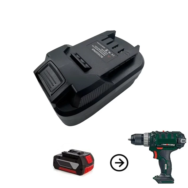 Per Parkside Adattatore Per Parkside 20V Strumento Elettrico Adattatore Batteria Per Bosch 18V Batteria Al Litio BAT609 BAT611 BAT612 Convertitore