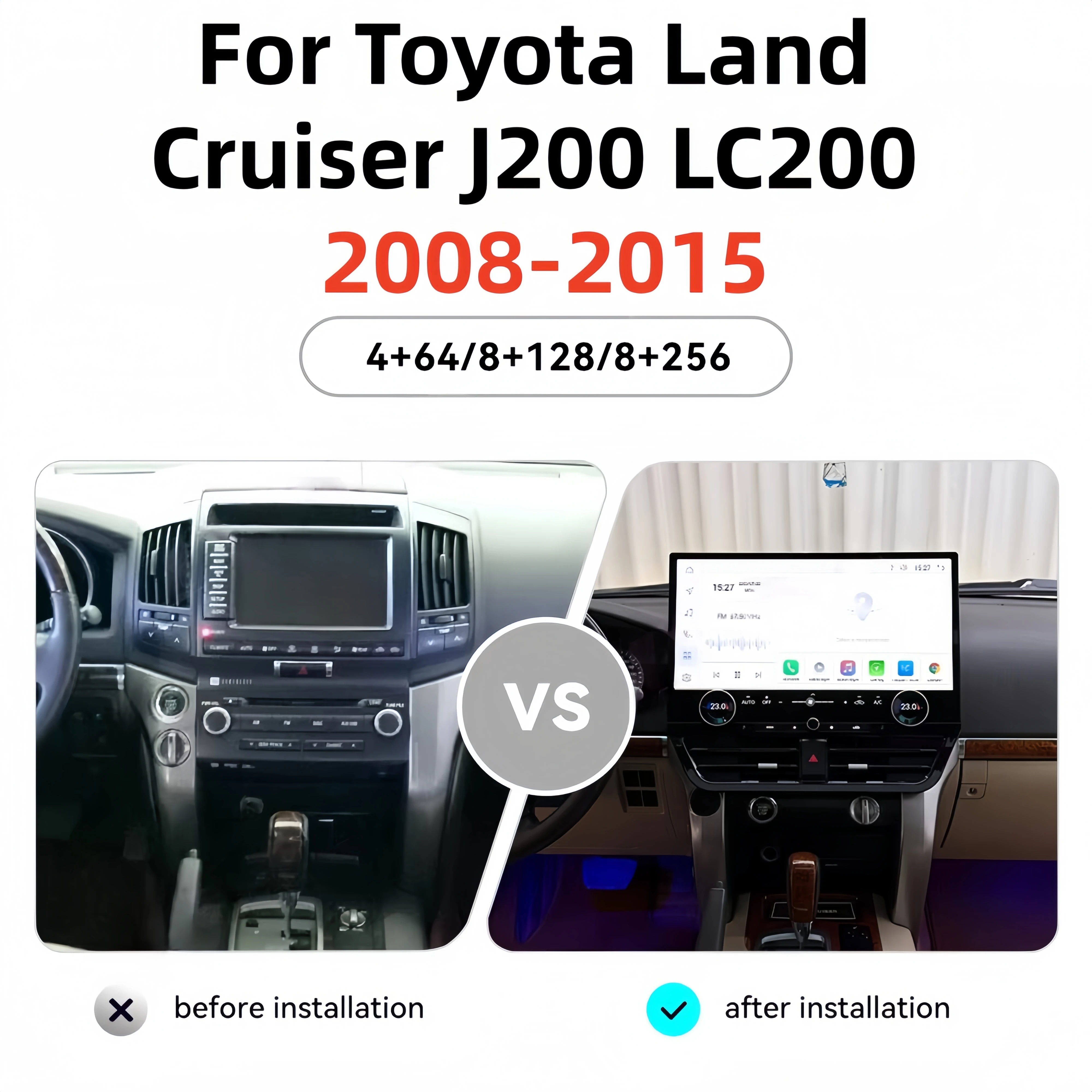Android 14 Auto CarPlay Car Radio 19.8
