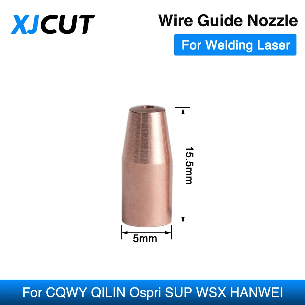 XJCUT Laser Handheld Welding Wire Guide Nozzle Laser Wire Feed Nozzle M5 TIG For QILIN Ospri CQWY SUP WSX HANWEI