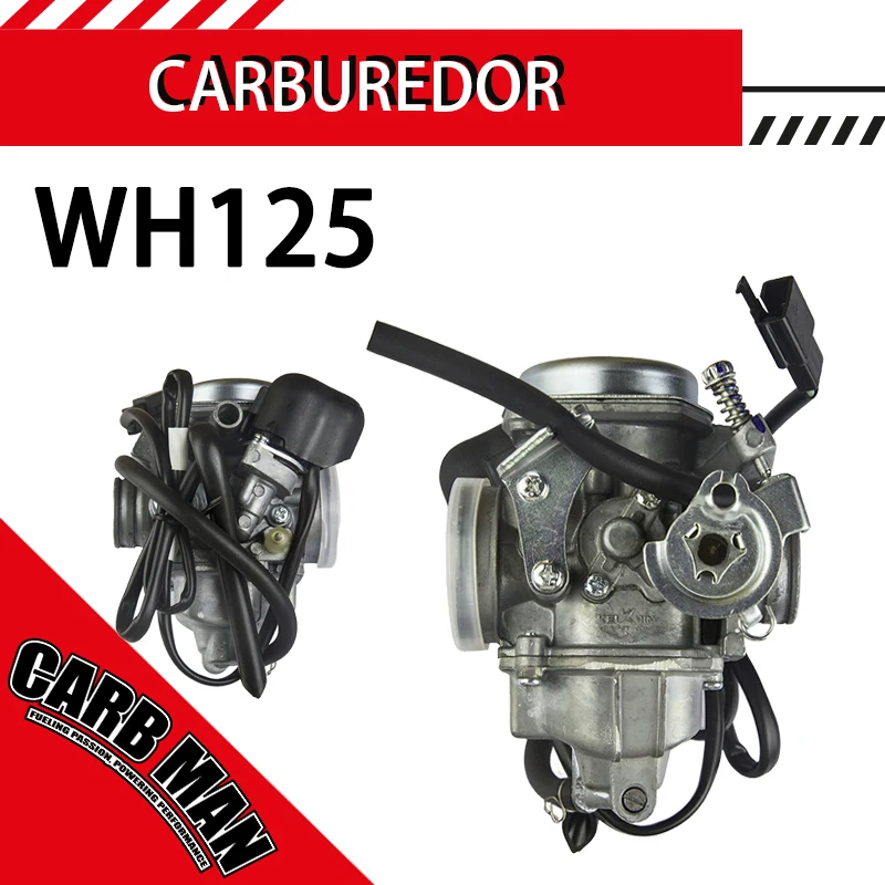 Carburador de motocicleta para Honda WH125 Elite 125 CLICK 110 Dream 125 BEAT SPACY KVB VARIO Lead 110 125CC