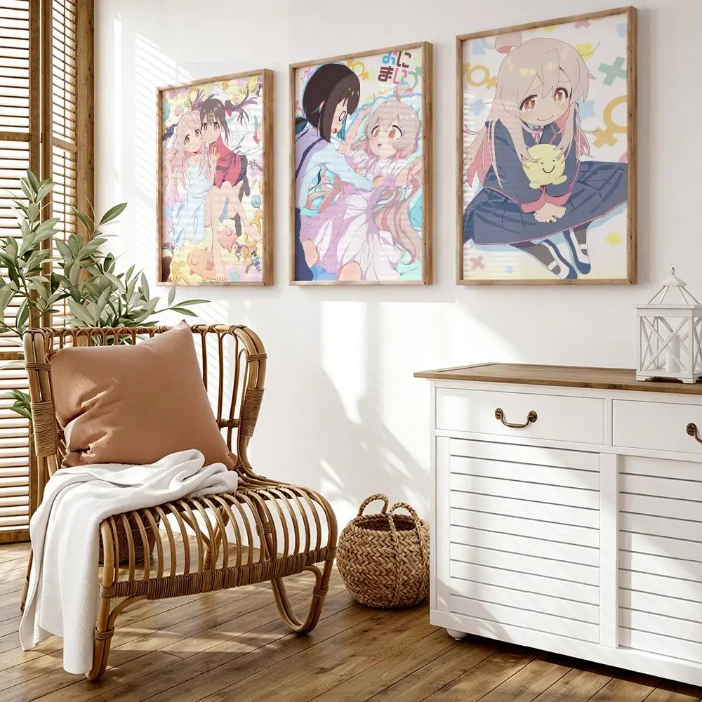 Anime O-Onimai Im Now Your Sister Poster Wall Stickers HD Painting Self Adhesive Art Decals for Bedroom Living Room Home Decor