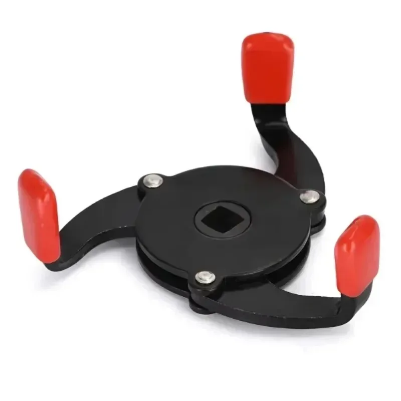 

High Quality 3 Jaw Adjustable Oil Filter Remover Wrench Tool 3/8" Car 60mm To 95mm 2.4" To 3.7" Universal Auto Accessories