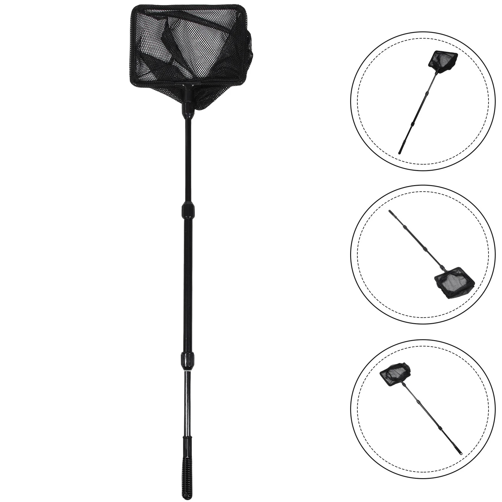 

Net Fishing 68-115Cm Folding Telescopic Landing Net Lightweight Non-Absorbent Mesh Ideal for Portable Use in Ponds Lakes Streams