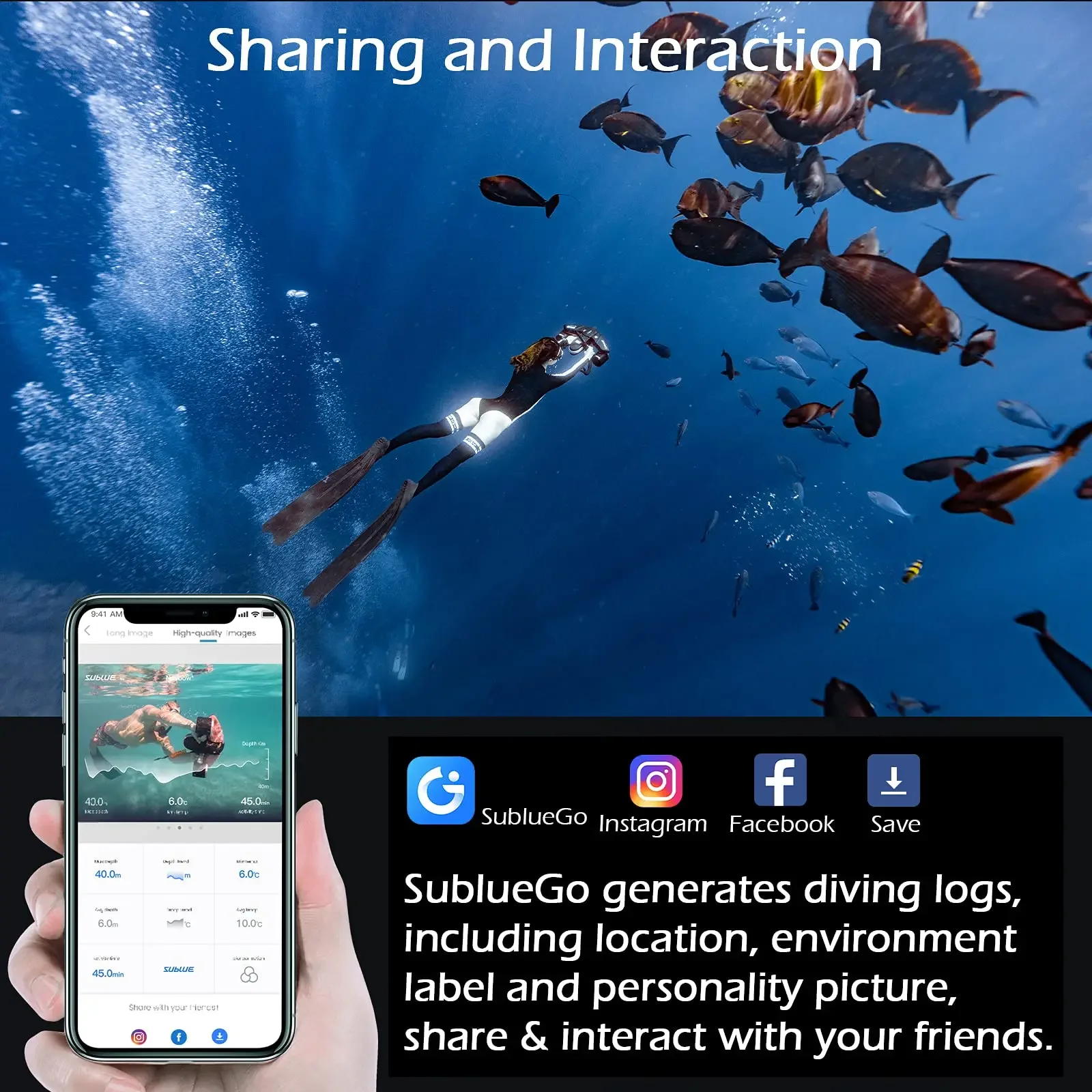 Sublue Navbow Plus 840W Smart Underwater Sea Scooter with Action  Mount OLED Display 40M Waterproof for Sea Adventures