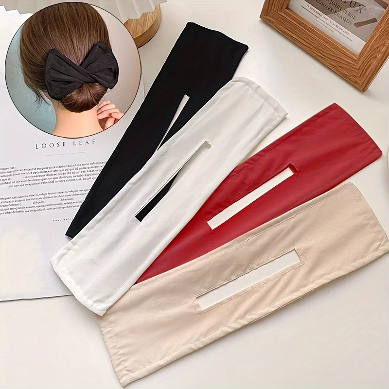 

1pc Hair Bun Maker French Hairstyle Twist Hair Bun Maker Flexible Donut Quick Bun Twister Hair Styling Hair Accessories