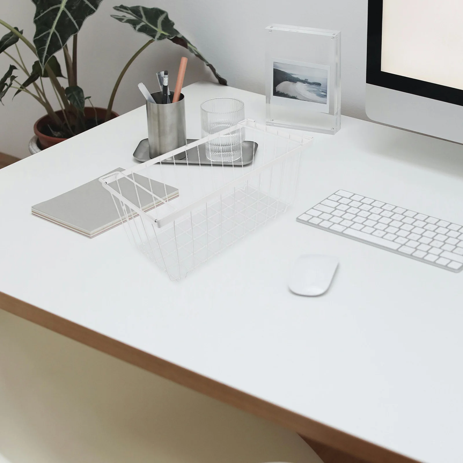 سلة الثلاجة والفريزر، منظم الأسلاك القابل للتنفس، صندوق تخزين متعدد الطبقات لخزانة مخزن الثلاجة، رفوف الطعام #5