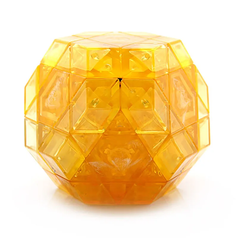 DAYAN Limited Magic Cube Third Generation Cube Transparent Yellow Edition Kolekcjonerska edycja edukacyjna dla dzieci Puzzle Cube