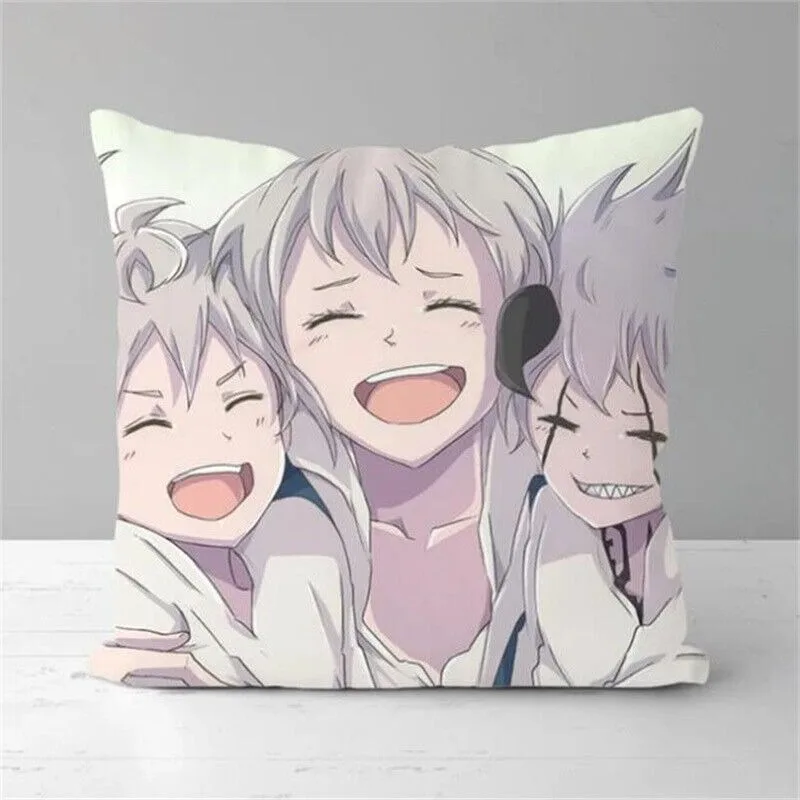 Anime Black Clover Cushion Cover Pillowcase Office Waist Cushion Case Decorative