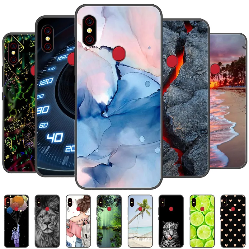 For Umidigi F1 Case Cover For Umidigi F1 Play Silicone Soft Marble Black Bumper Funda Coque for UmidigiF1 F 1 play Protective