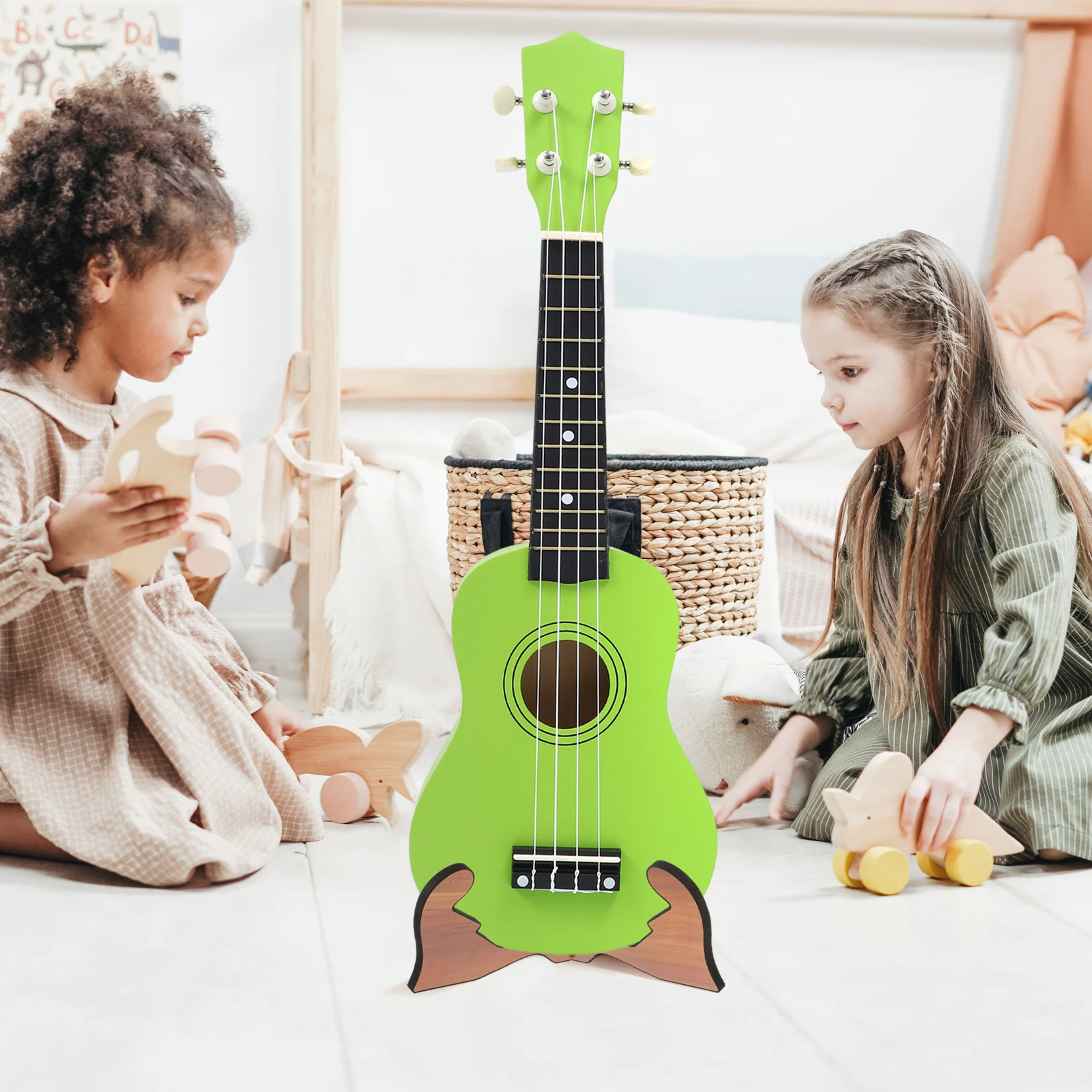 

Guitar Stand Musical Instrument Floor Bracket Support Guitars Maintenance Wooden