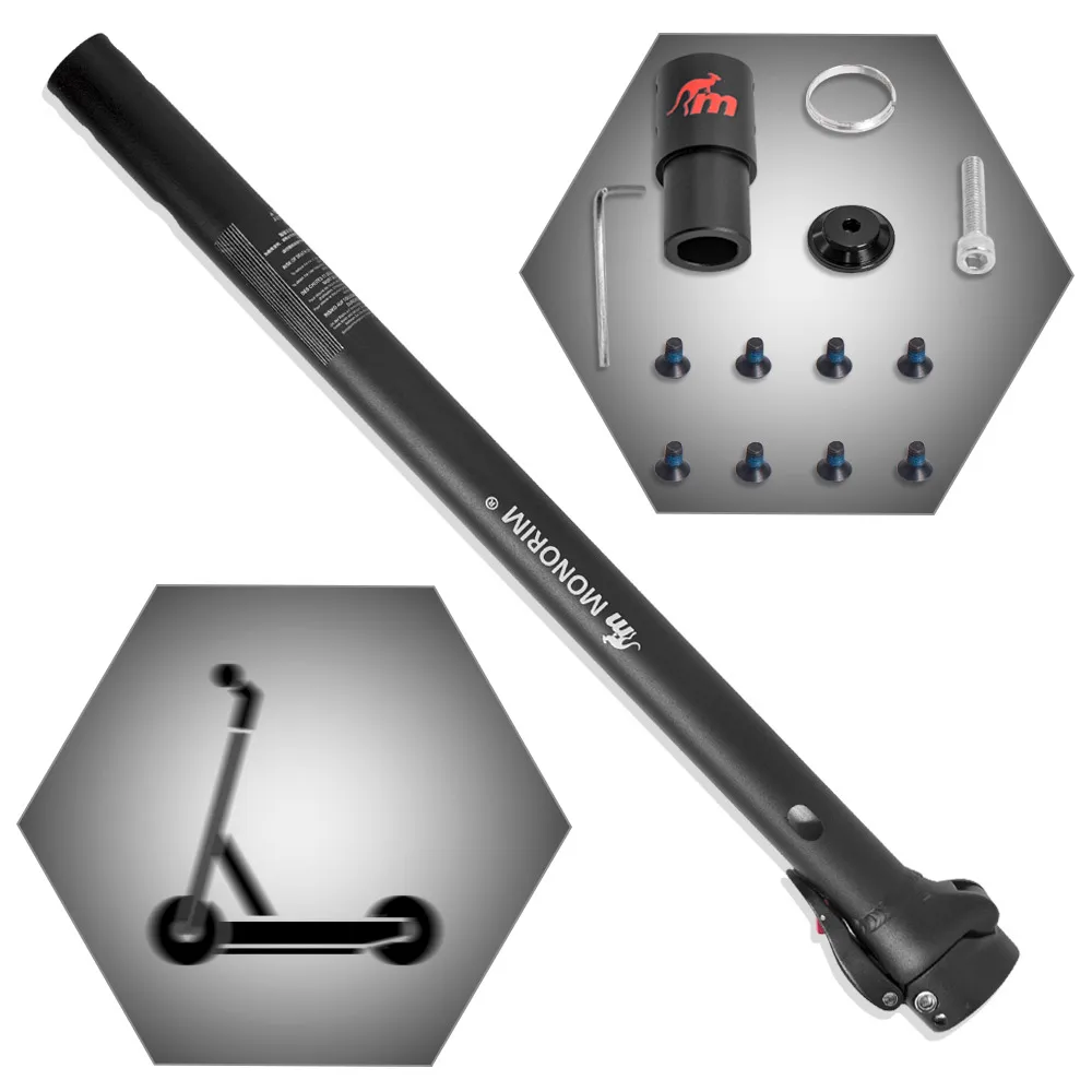 Monorim Front Latching Style Folding Column For Xiaomi M365/1s/Essential/Pro/pro2 Electric Scooter Folding Pole Base Mpole V2.1