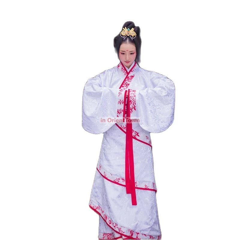 ملابس أداء الفن الكلاسيكي Hanfu المرأة الصينية الجنية أزياء الرقص الكلاسيكي فستان شرقي أنيق قديم