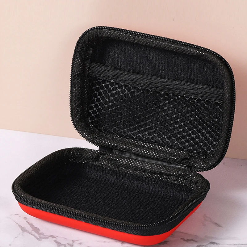 SunOfficiTravel-Sac de rangement pour écouteurs, étui de chargement pour écouteurs GT, sac à fermeture éclair, câble de voyage portable, évaluation électronique cosmétique
