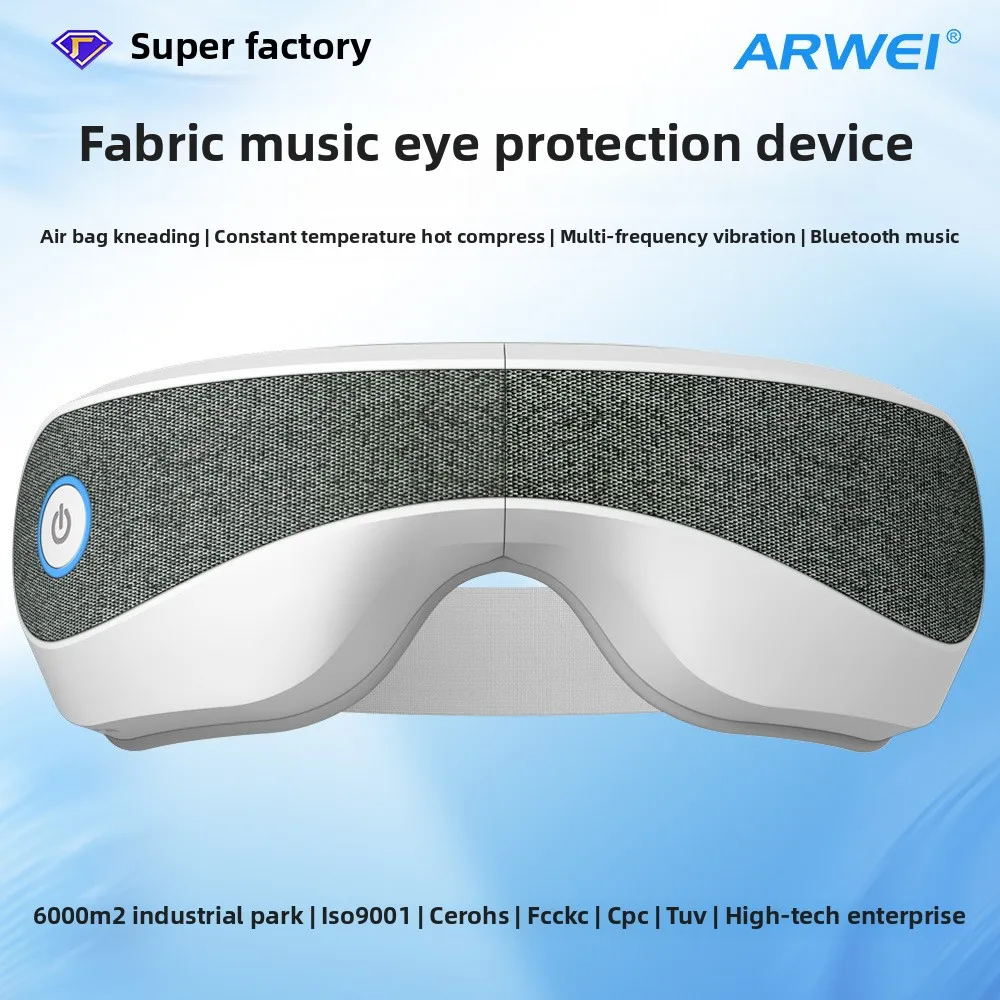 230 Massaggiatore per occhi coperto all'ingrosso con vibrazione della pressione dell'aria Terapia del calore Ricarica intelligente Display della temperatura a LED Riscaldatore PTC