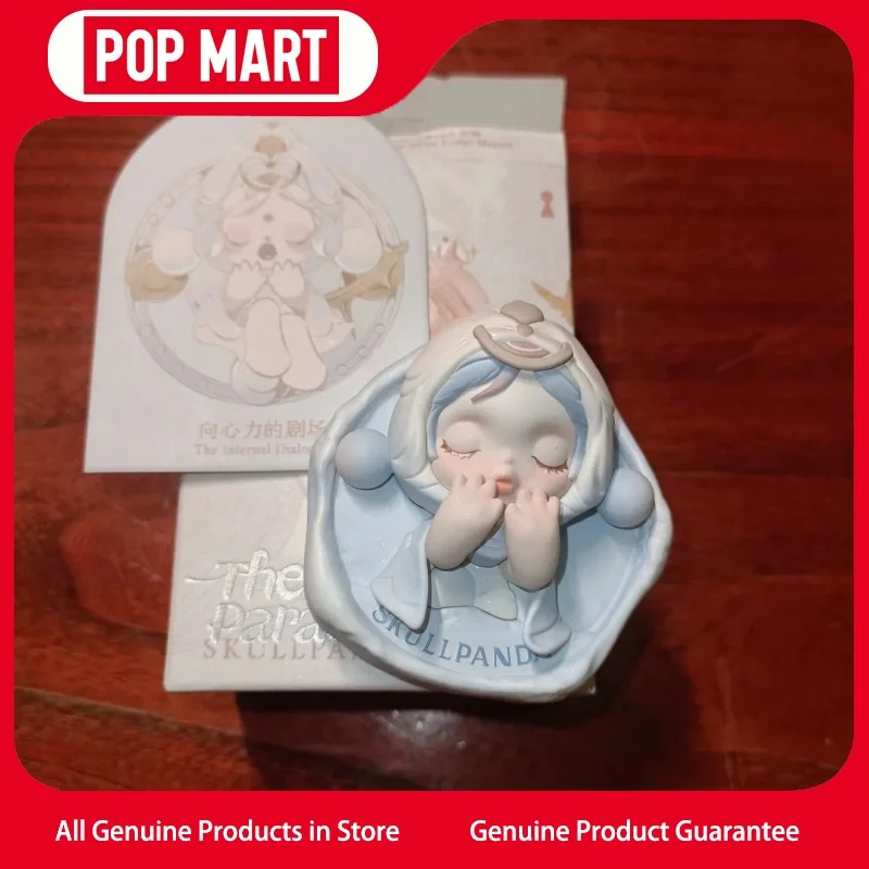 

Подлинная серия Popmart Skullpanda Gate Of Advance And Retreat, магнит на холодильник, слепая коробка, периферийный подарок, загадочная коробка, клей