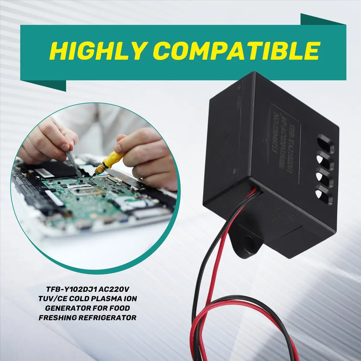 A77K TFB-Y102Dj1 AC220V TUV/CE Cold Plasma Ion Generator for Food Freshing Refrigerator