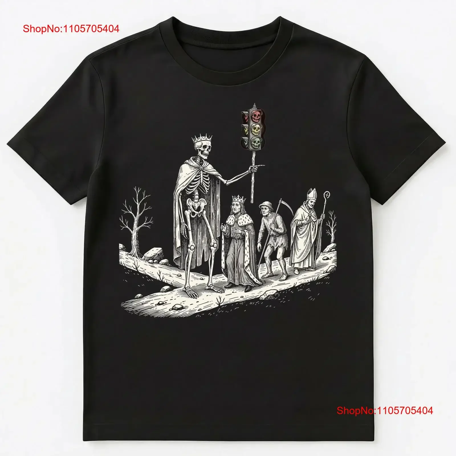 Morbid Art Fan Death Traffic Stop Gothic T Shirt long or short sleeves vintage Washed Casual Soft fashion designer clothes