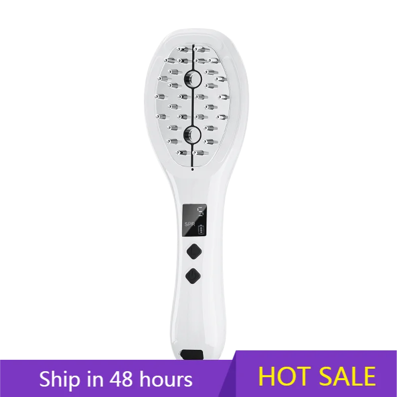 

YTYIN 2024 Electric Comb Led Red Light Anti Hair Loss Hair Growth Device Electric Scalp Massage Hair Brush Oil Applicator