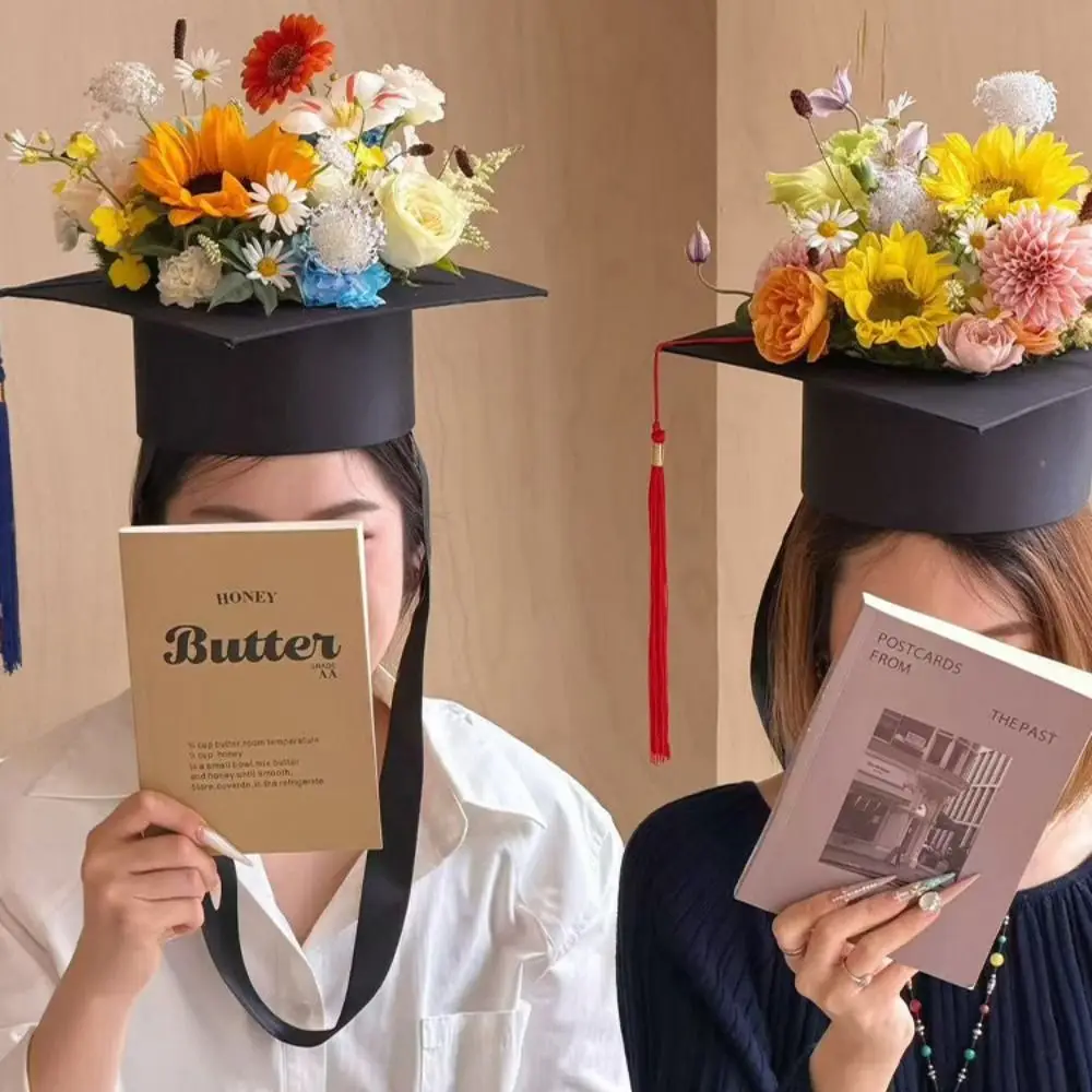 Cap Shaped Graduation Cap Floral Arrangement Base Floral Base Bouquet Holder DIY Bouquet Flower Holder Flower Arranging Frame