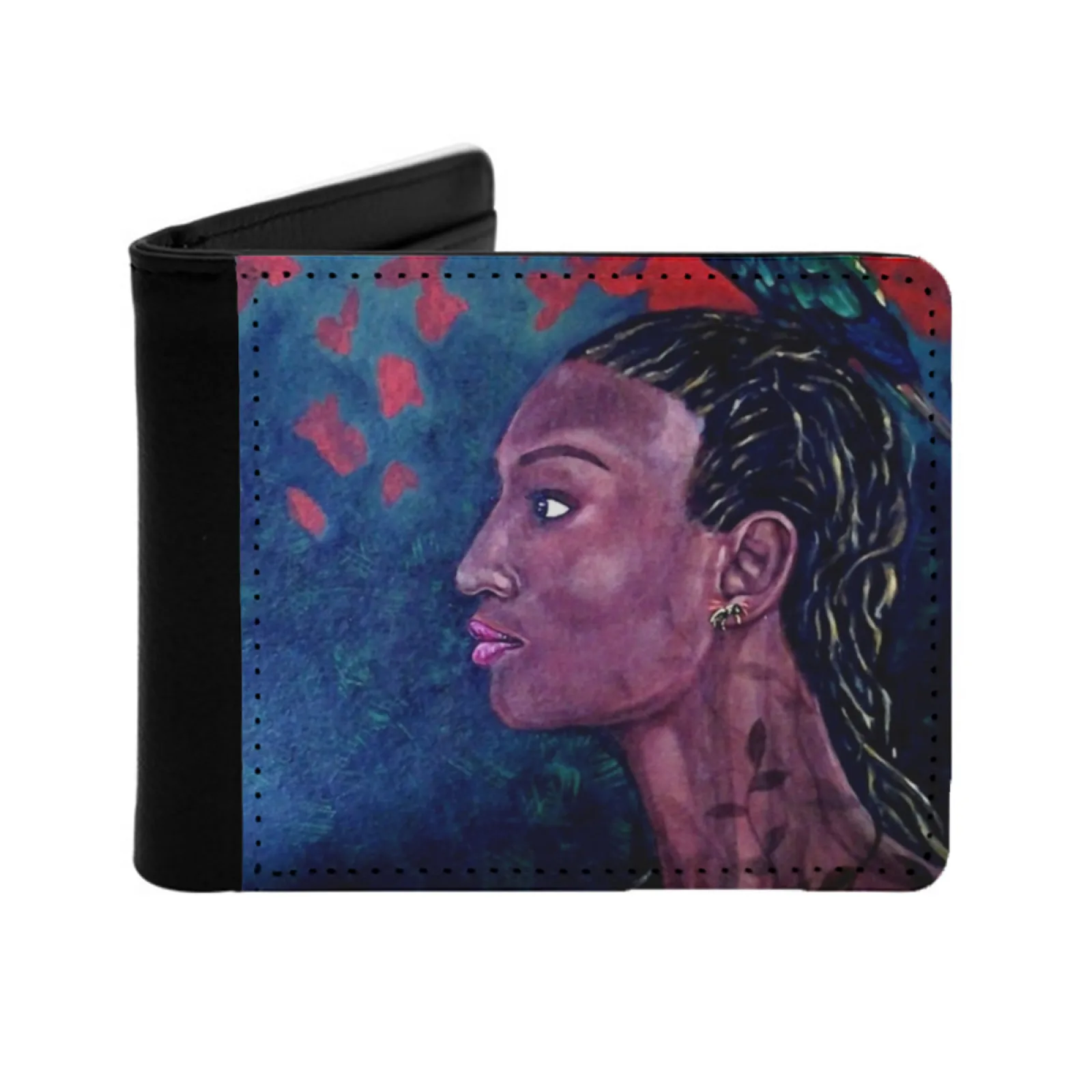 

Мария Левза Мужчины Женщины Кошелек из искусственной кожи Держатель для кредитных карт Короткий кошелек Мария Левза Природа Богиня Латинская Америка Афро