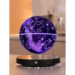 6-inch constellation maglev globe ornament with luminous rotation, 8-inch creative birthday gift for boy