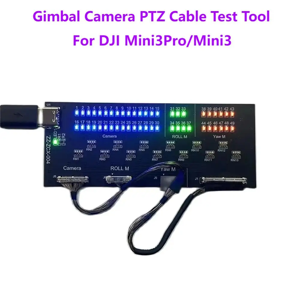 Brand New Gimbal Camera PTZ Cable Test Board For DJI Mini 3 / 3 Pro Drone Transmission Line Test Tool Repair Parts In Stock