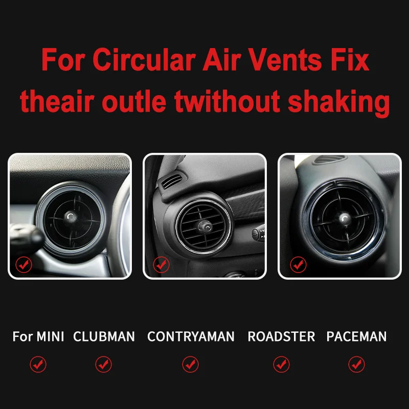 Car Air Vent Outlet Phone Holder For MINI Cooper F54 F55 F56 F57 R55 R56 R57 R60 R50 R52 R53 Car Mount Accessories ﻿