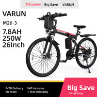 Varun M26-3 Adult EBike Urban Commuting 26*4 Inch Fat Tires  Road  Electic Bicycle 48V7.8Ah 250W Mountain Electic Bike
