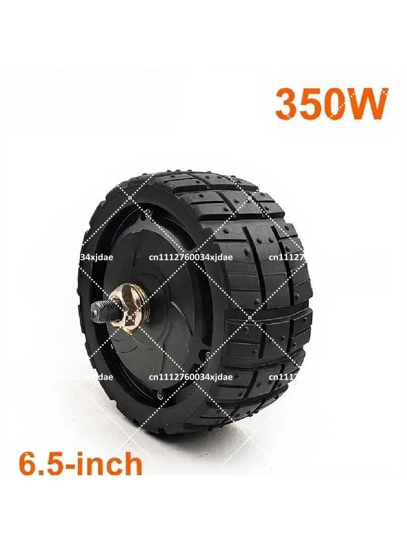 350W 6.5 Inch Off-Road Solid Tire Brushless Motor Fat Wide Wheel