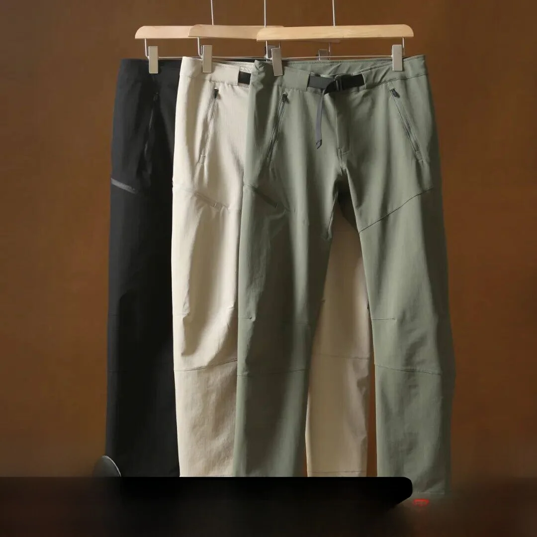Outdoor Climbing Casual Pants Men's 3D Stereo Tailoring Mountaineering Hiking Straight Leg Pants Qui Dry Nylon Spandex
