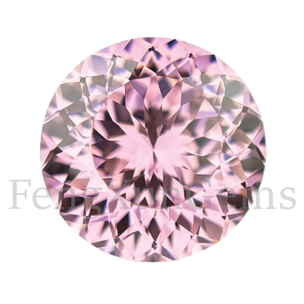 

New Pink Round 100 Faceted Cut Cubic Zirconia Loose Zircon Beads CZ 4K Cutting 5A+ Quality for Jewelry Ring Making