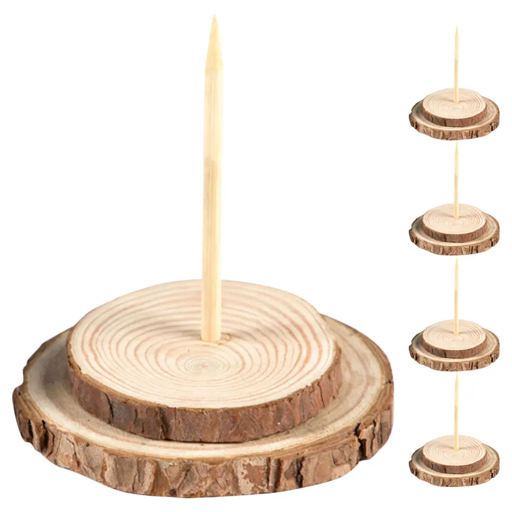 

5pcs Wooden Christmas Stand 9Cm Diameter Base For Artificial Trees Sturdy Fake Tree Holder Replacement Stable Christmas Tree
