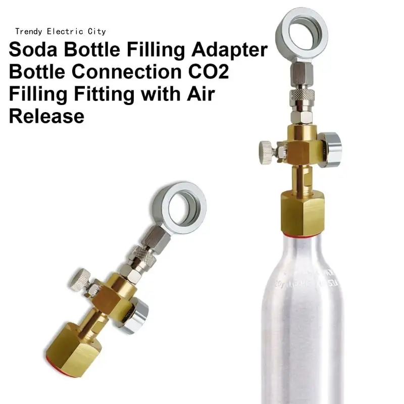 Bộ chuyển đổi hộp mực CO2 Đầu nối lạm phát CO2 Bộ chuyển đổi CO2 giải phóng nhanh R9CD