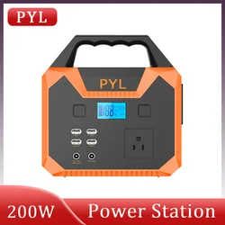 200W Portable Power Station 166Wh 220V Solar Generator 110V 45000mAh Power Supply Emergency Energy For Outdoor Camping