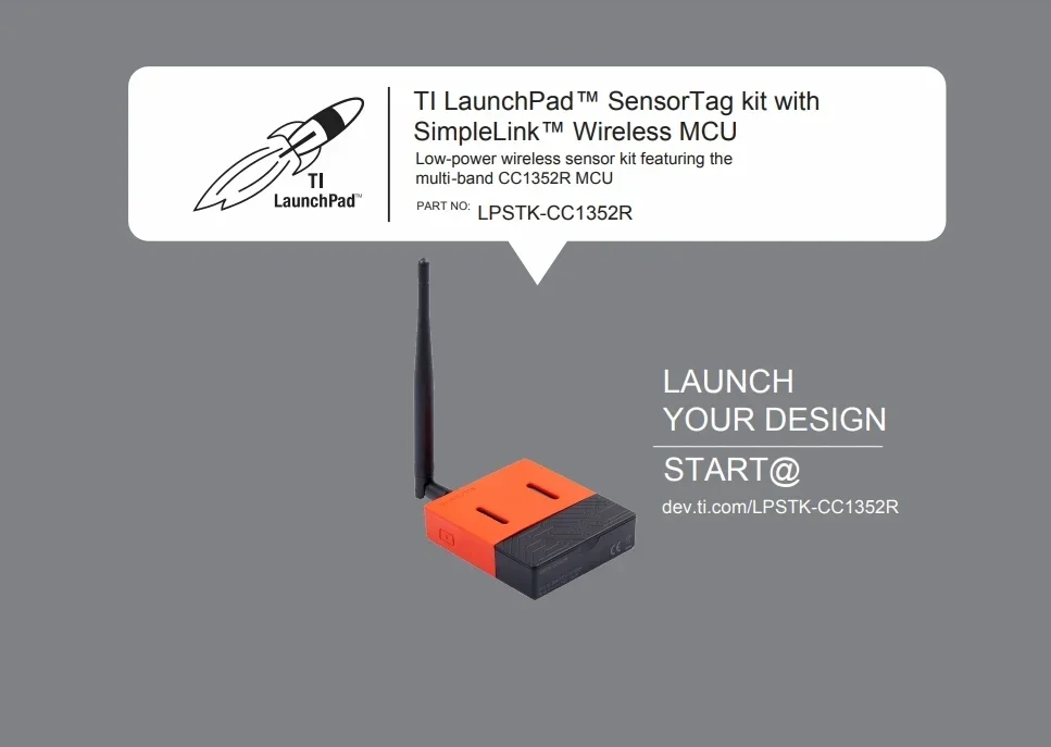 LPSTK-CC1352R 868 MHz to 2.4 GHz Multiprotocol Development Tools Development Kits