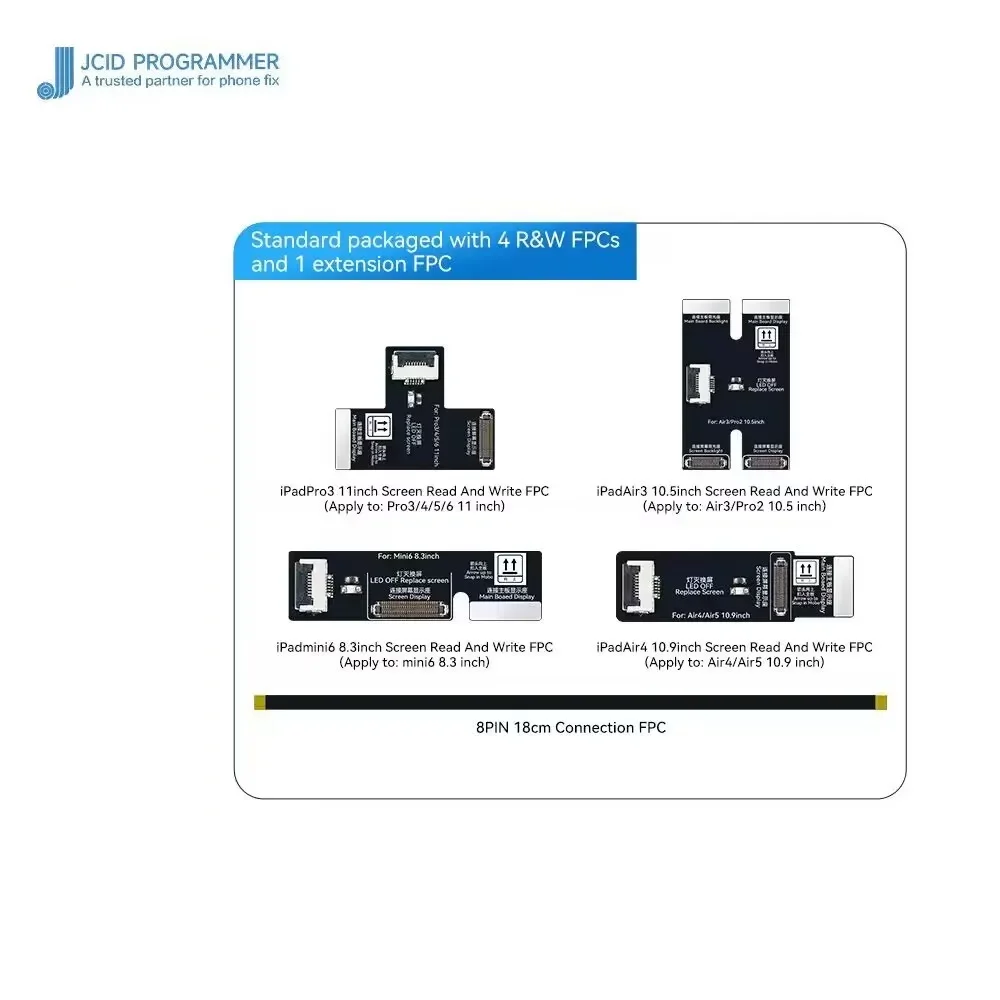 JCID V1SE V1SPro IPad Screen Repair Adaptor Solve problems of screen code match Pencil inability to draw diagnoal straight lines