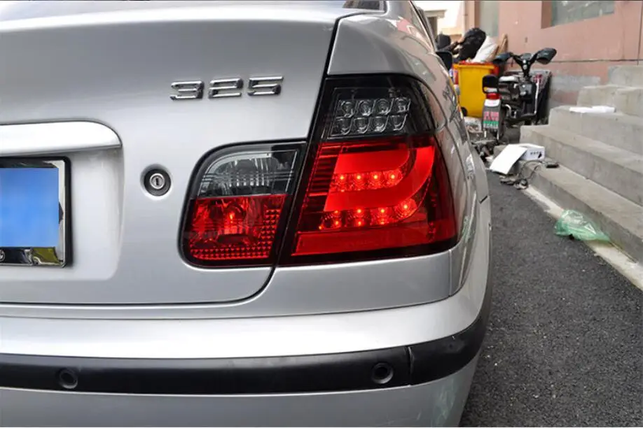 Car Styling Tail Lamp for E46 Tail Lights 2001~2004 ,4pcs,For E46 LED Rear Light Tail Lamp DRL+Brake+Park+Signal Stop light