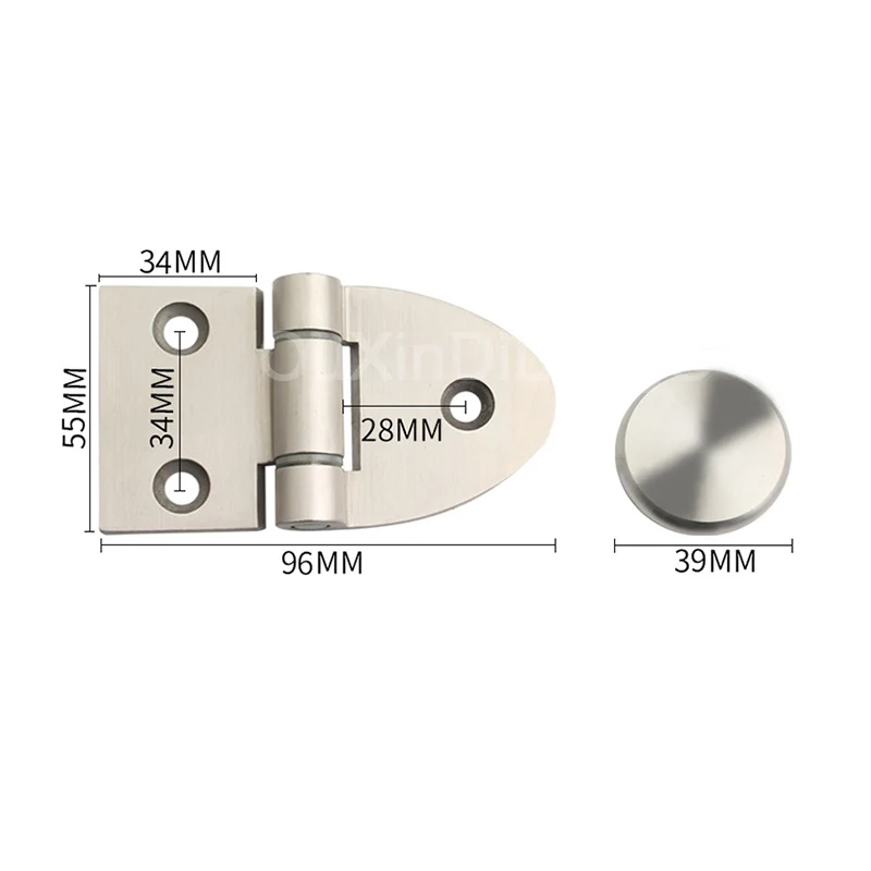 

Brand New 2PCS Stainless Steel Glass Door Hinges Solid Thicken Dining Deli Window Pet Cabinet Hinges Mechanical Equipment Hinges