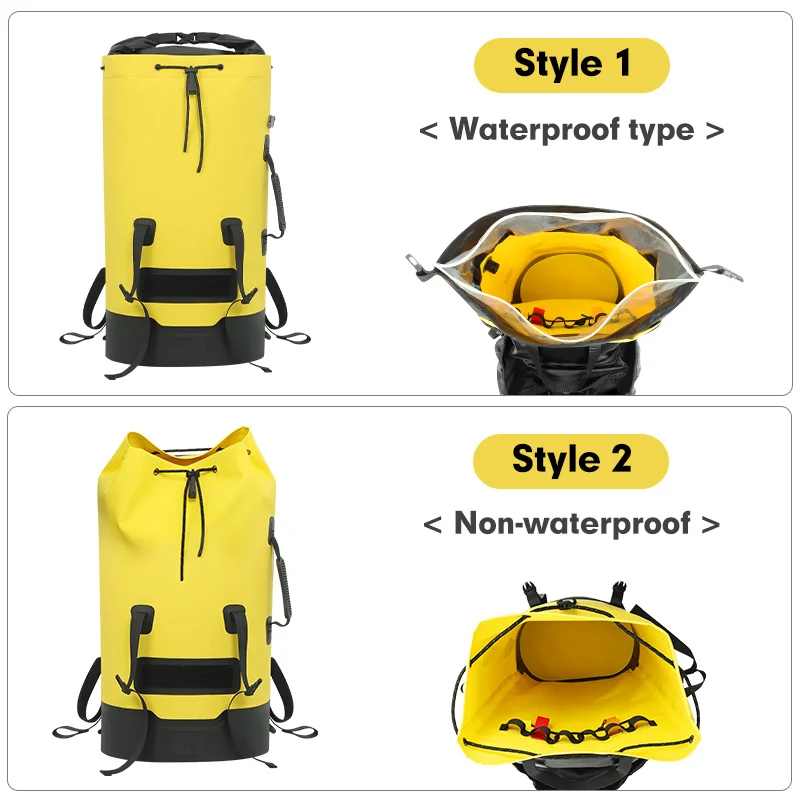 Outdoor Bag Tracing Stream Waterproof Rescue Hiking Climbing Large Capacity Equipment Shoulder Knapsack